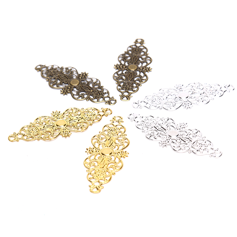 ★ ▲ 20個入りフィリグリーフラワーラップコネクタークラフ - Embellishment Crafts のレビューと価格